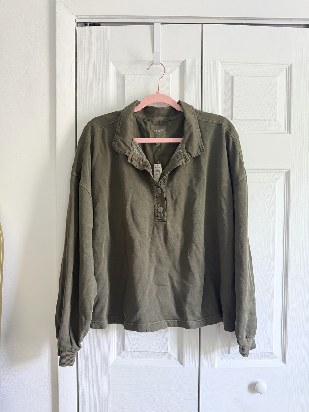 NWT Aerie Happy Henley Polo